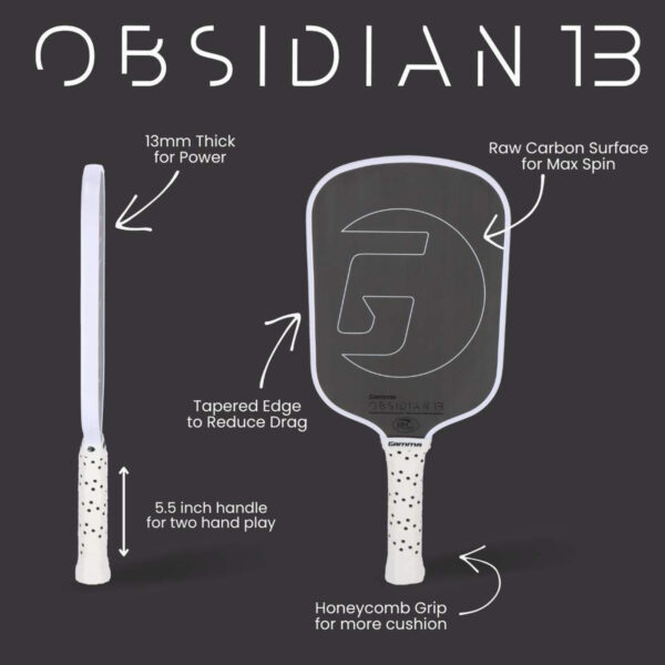 Obsidian 13 Pickleballrack